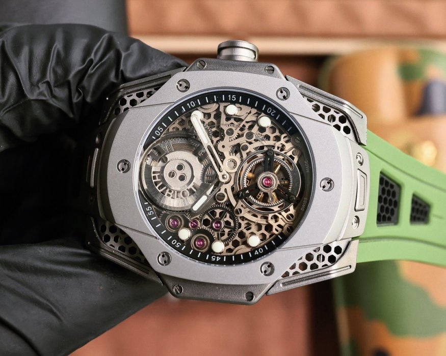 Часы наручные 44 мм Hublot BIG BANG Unico Tourbillon фото 3