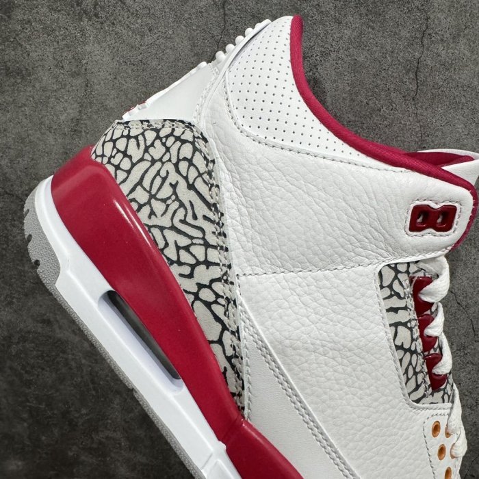 Кросівки Air Jordan 3 Cardinal Red фото 7