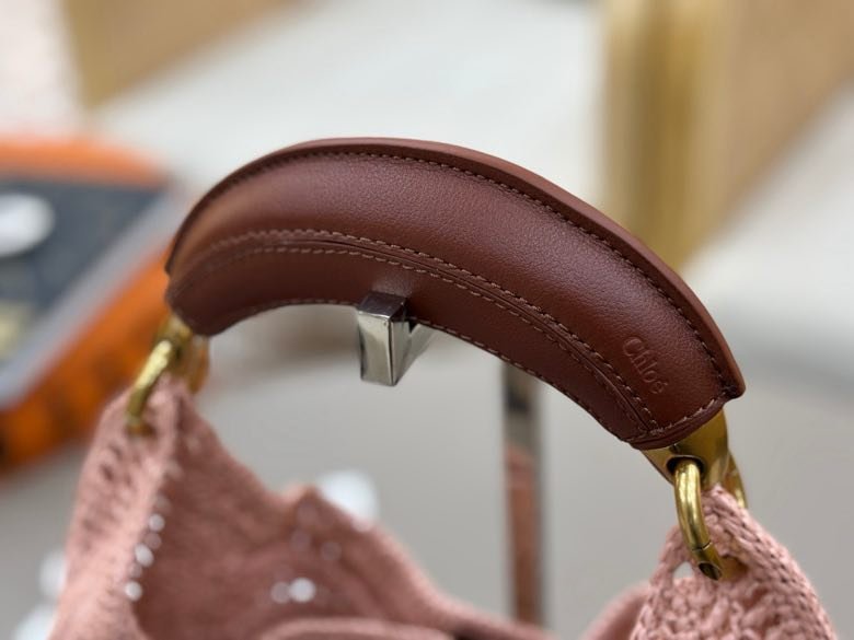 Плетені кругла сумка Chloe The Summer Banana 21 см фото 9