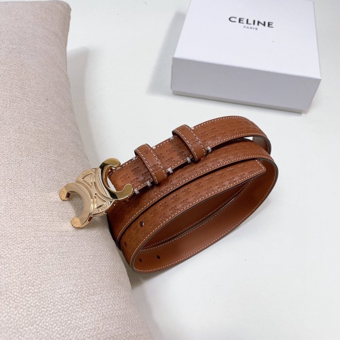 Belt leather TRIOMPHE 2.5 cm