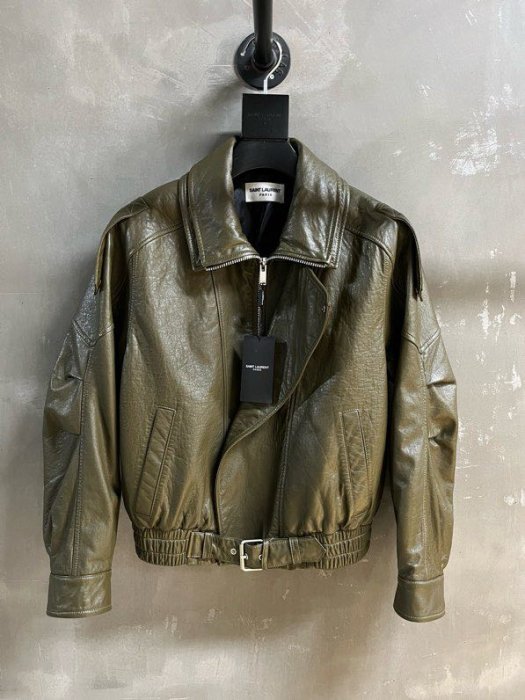 Jacket leather women's