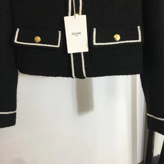 A jacket woolen female the black фото 4