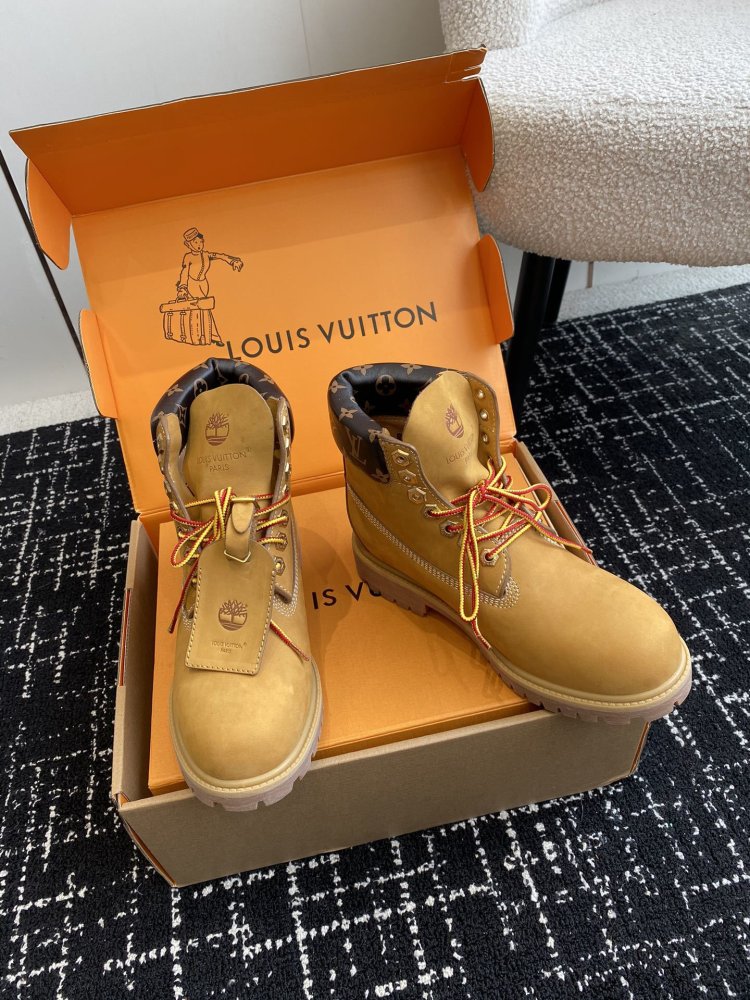 Ботинки женские Louis Vuitton x Timberland фото 3