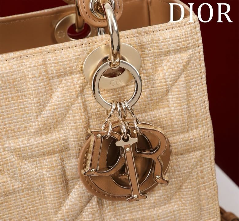 Сумка кожаная Lady Dior 24 см фото 4