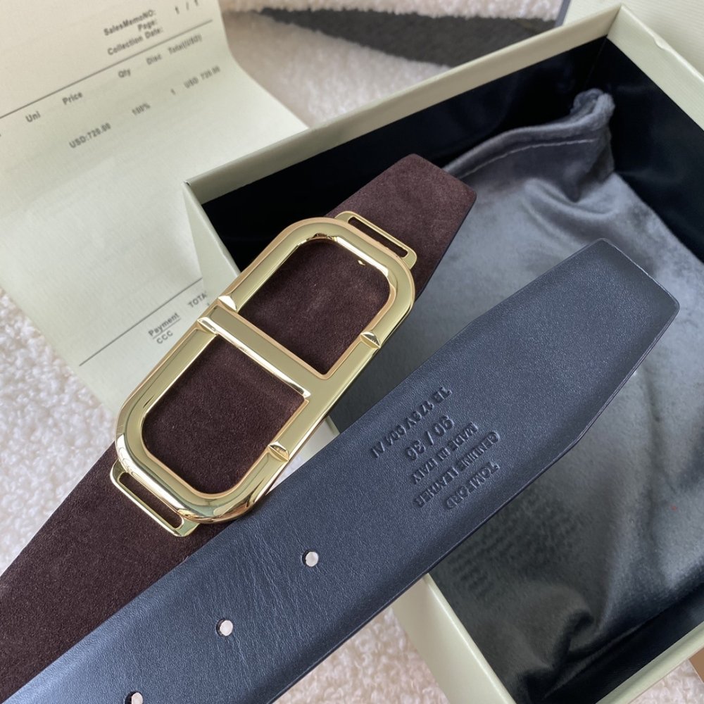 Ремінь шкіряний 40 мм фото 5