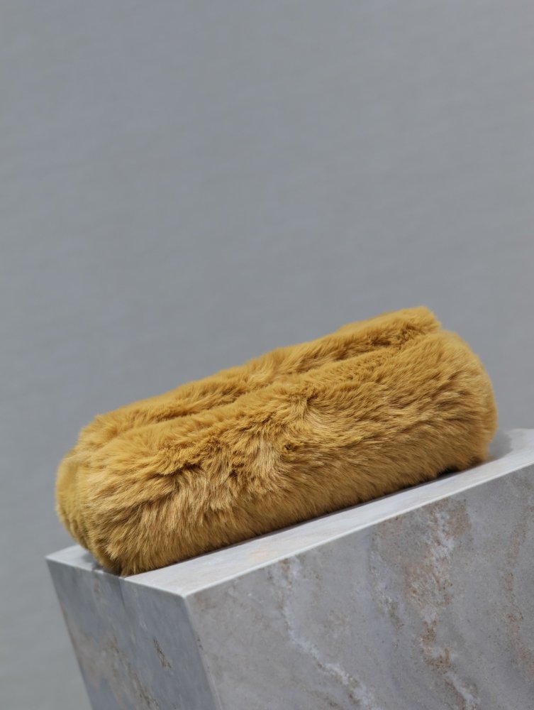 A bag Kate 22 cm of natural fur a rabbit фото 8