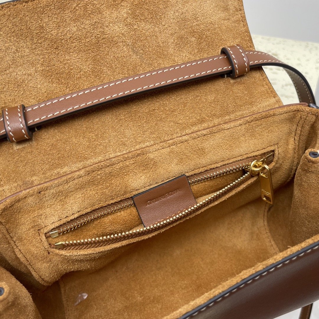 A bag MINI SOFT 16 in TEXTILE AND CALFSKIN 18 cm фото 7