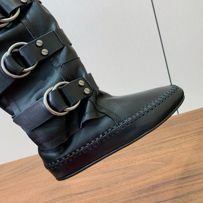 Biker boots women's фото 9