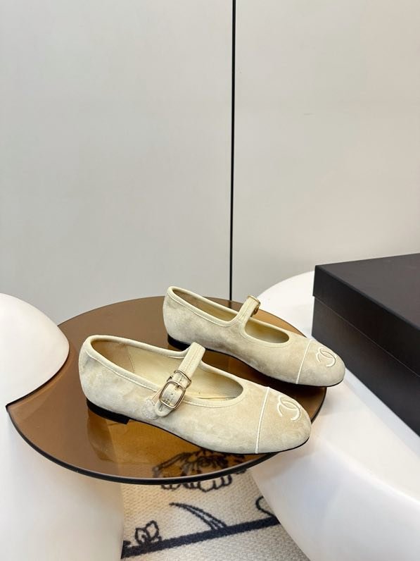 Балетки Chanel 26X из бархата