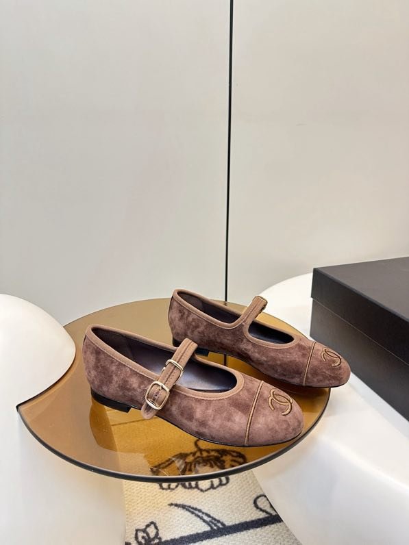 Балетки Chanel 26X из бархата