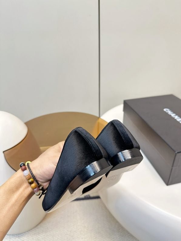 Балетки Chanel 26X из бархата фото 4