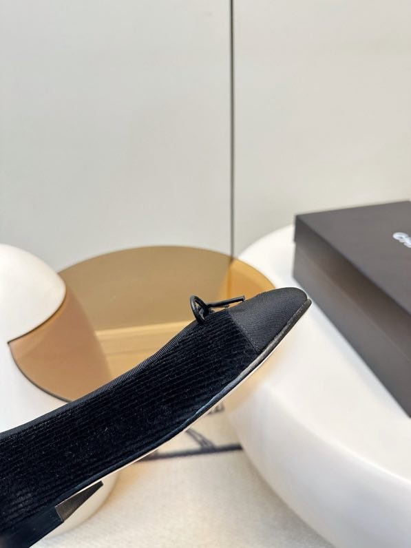 Балетки Chanel 26X из бархата фото 4