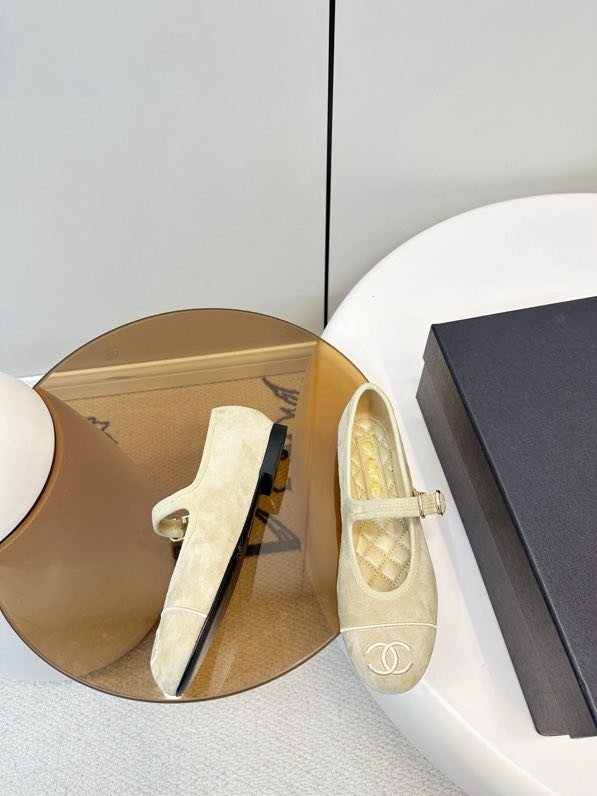 Балетки Chanel 26X из бархата фото 4