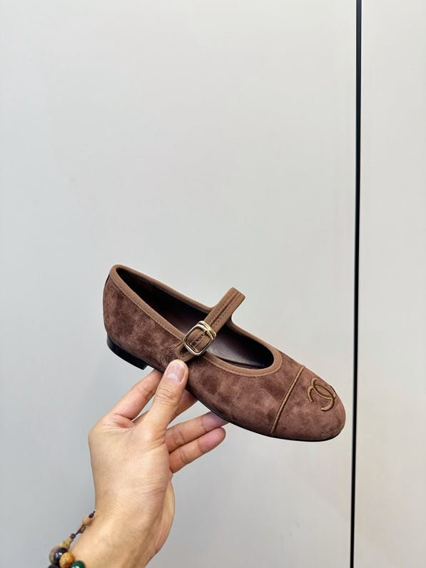 Балетки Chanel 26X из бархата фото 4