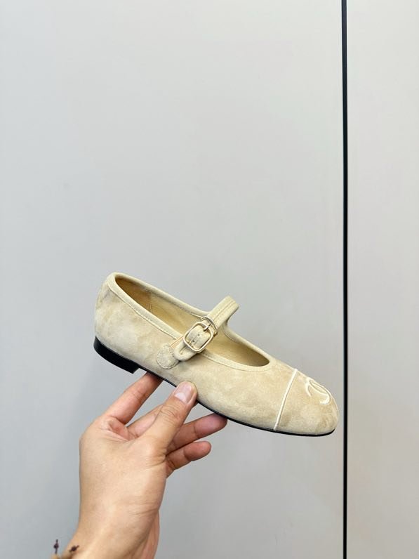 Балетки Chanel 26X из бархата фото 5