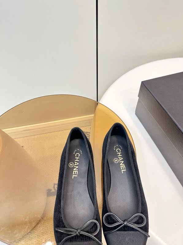 Балетки Chanel 26X из бархата фото 6