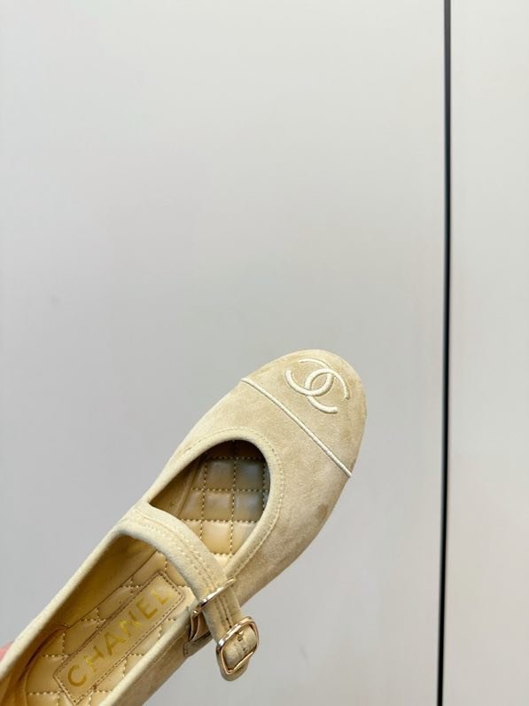 Балетки Chanel 26X из бархата фото 7