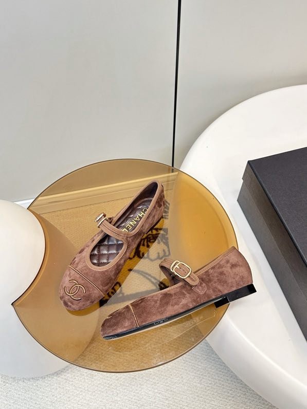 Балетки Chanel 26X из бархата фото 7