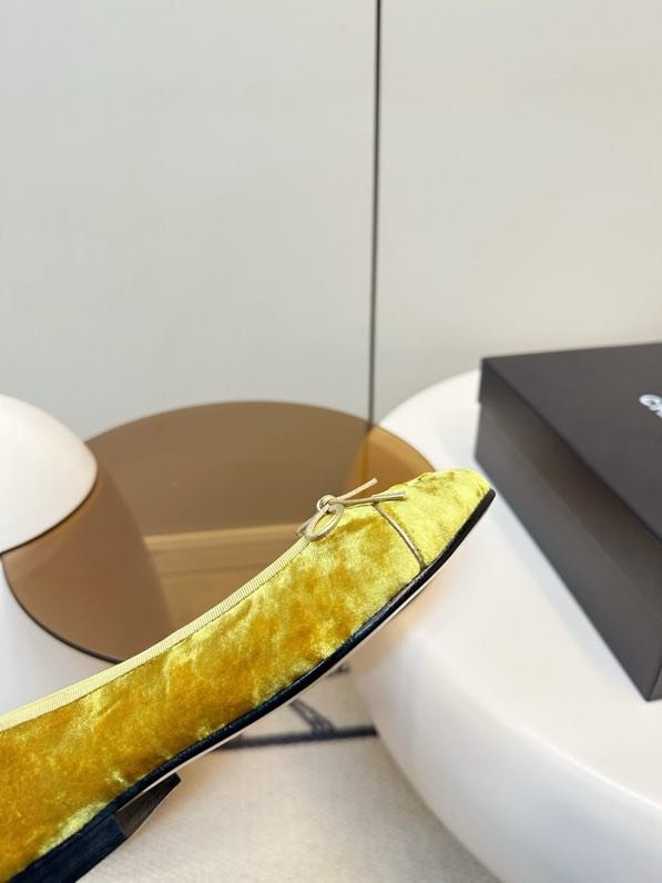 Балетки Chanel 26X из бархата фото 9