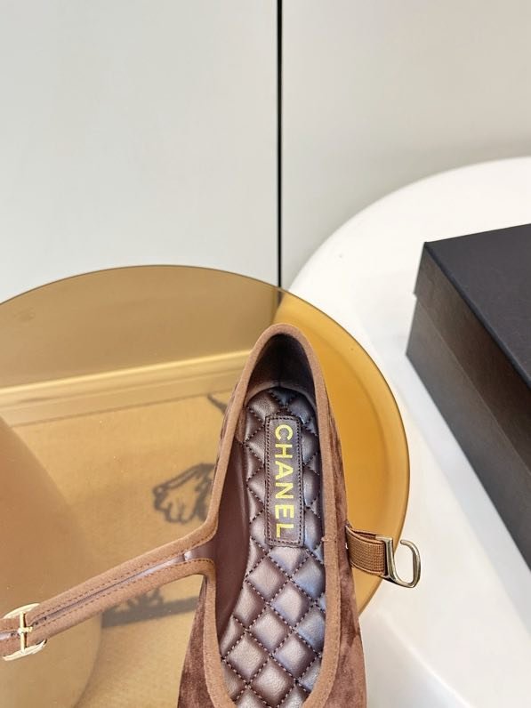 Балетки Chanel 26X из бархата фото 9