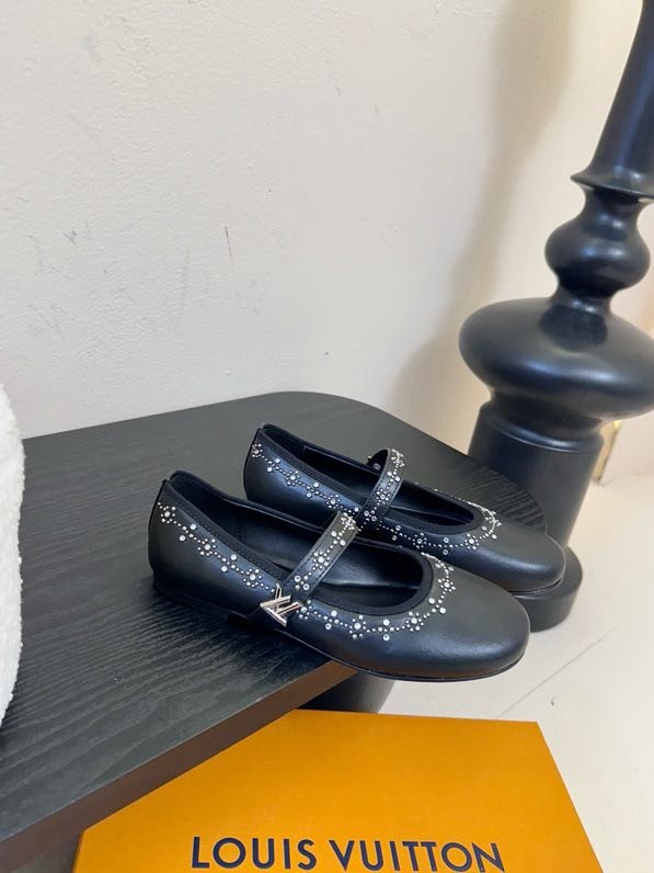 Балетки кожаные LV x TM 6 AM