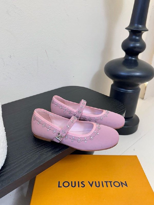 Балетки кожаные LV x TM 6 AM