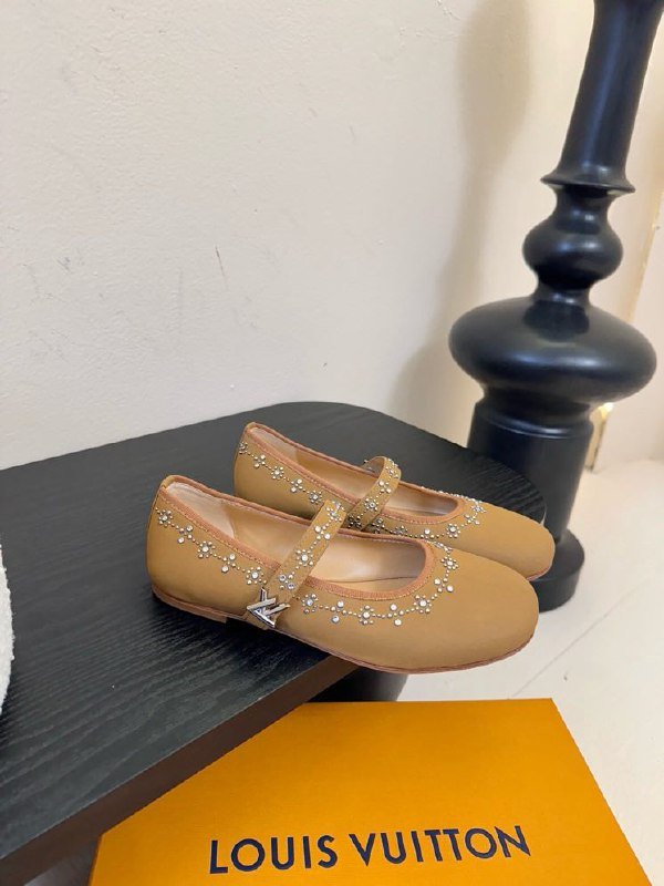 Балетки кожаные LV x TM 6 AM