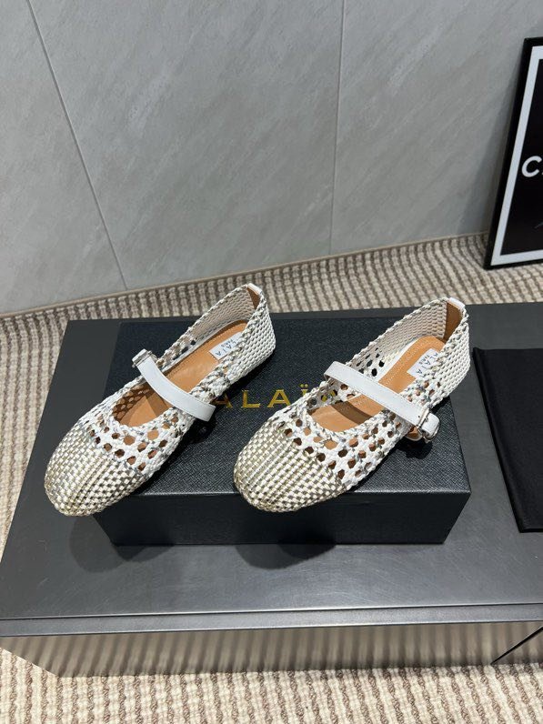 Балетки кожаные плетеные фото 5