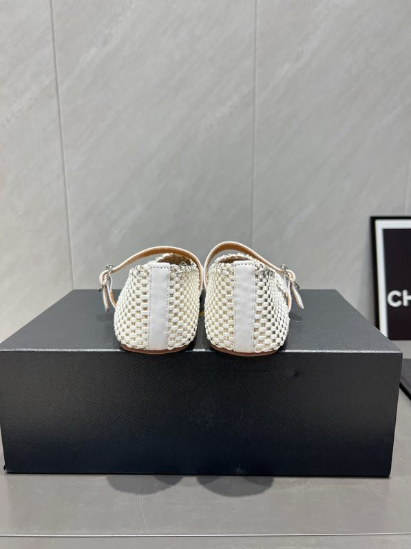 Балетки кожаные плетеные фото 6