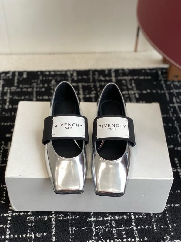 Балетки шкіряні Sliced Square