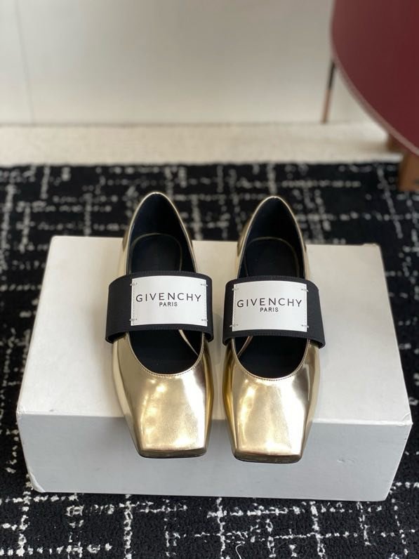 Балетки шкіряні Sliced Square