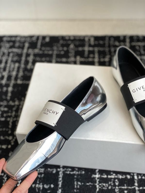 Балетки шкіряні Sliced Square фото 2