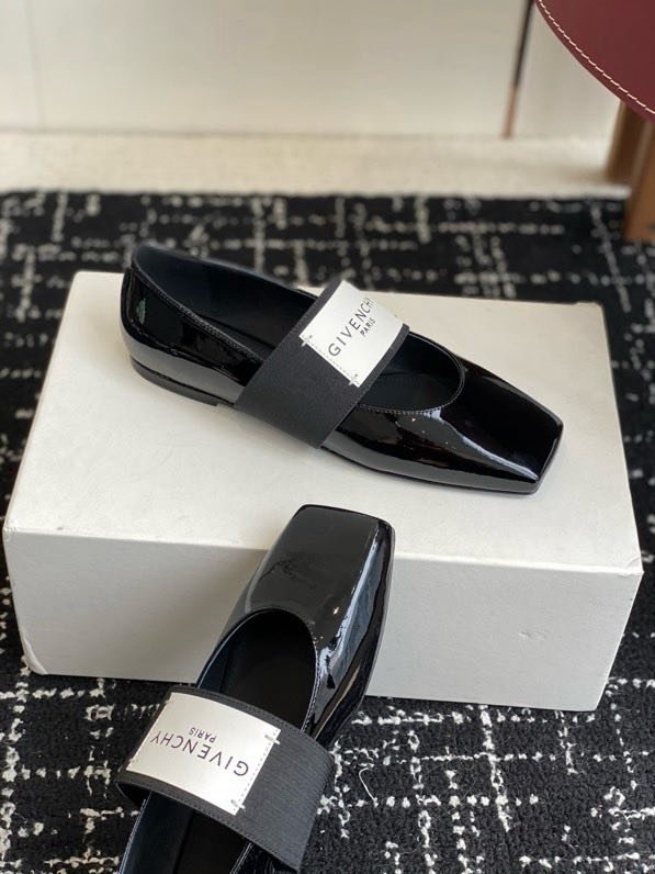 Балетки кожаные Sliced Square фото 2