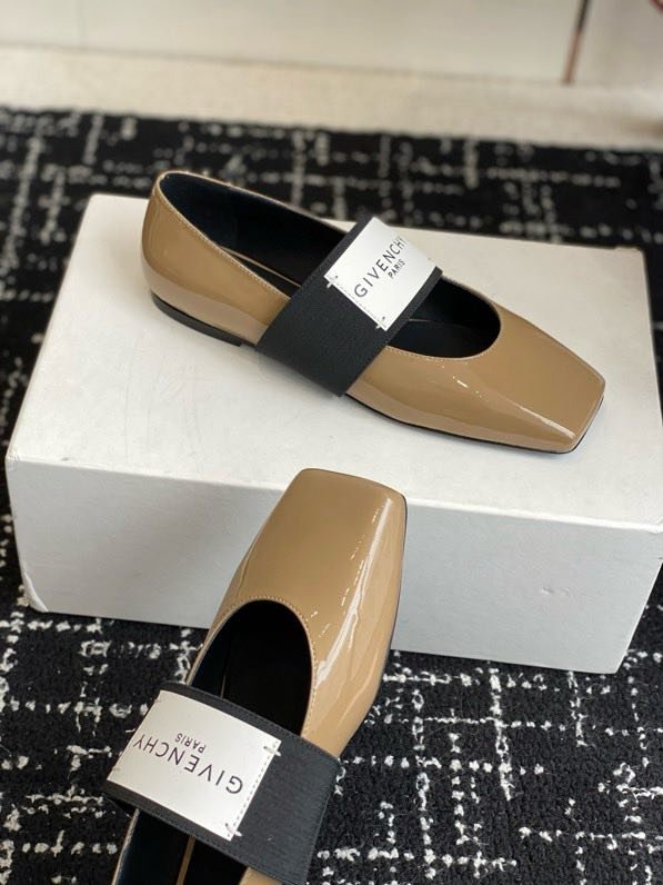 Балетки кожаные Sliced Square фото 3