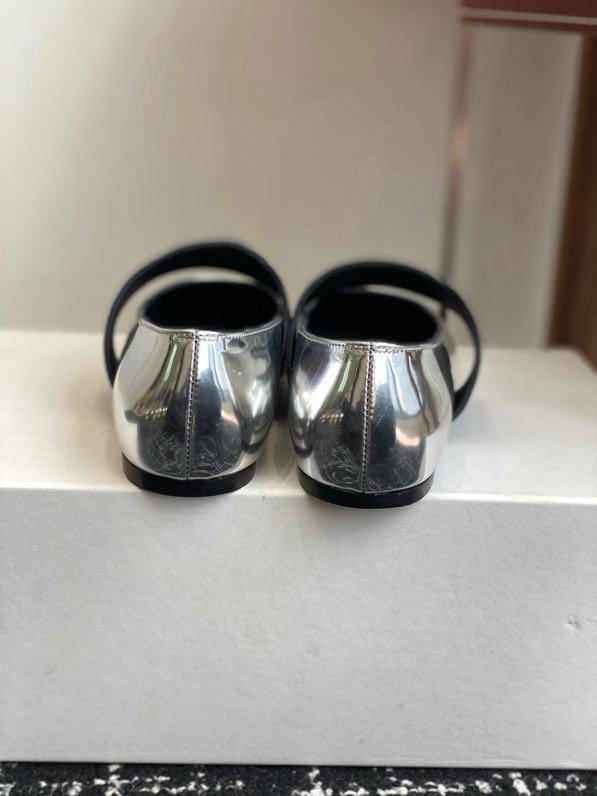 Балетки шкіряні Sliced Square фото 3