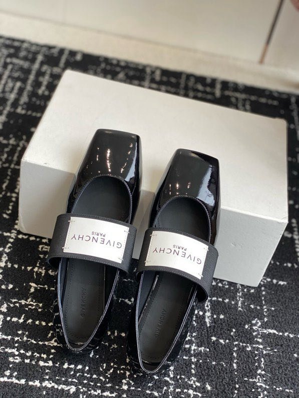 Балетки кожаные Sliced Square фото 3