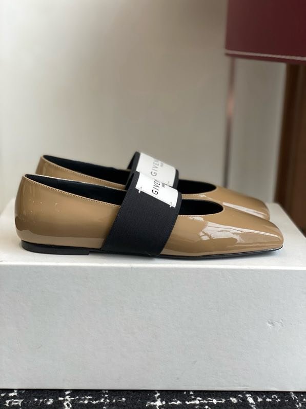 Балетки кожаные Sliced Square фото 4