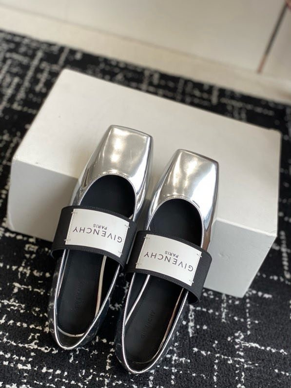 Балетки шкіряні Sliced Square фото 4