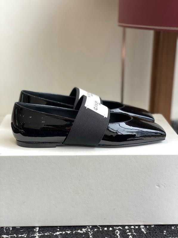 Балетки кожаные Sliced Square фото 4