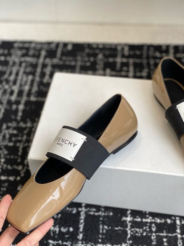 Балетки кожаные Sliced Square фото 8