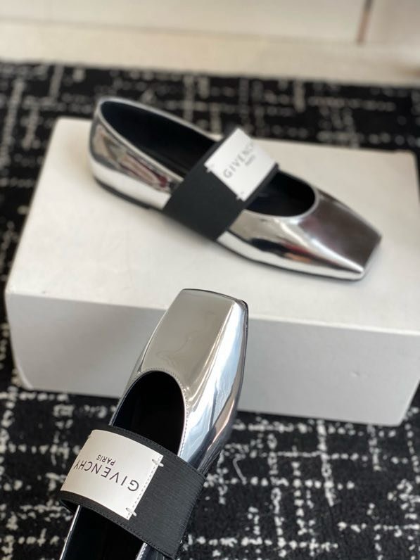 Балетки шкіряні Sliced Square фото 8