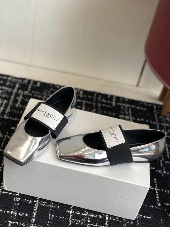 Балетки шкіряні Sliced Square фото 9