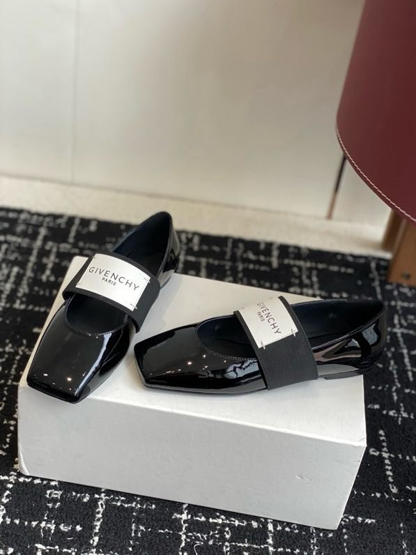 Балетки кожаные Sliced Square фото 9