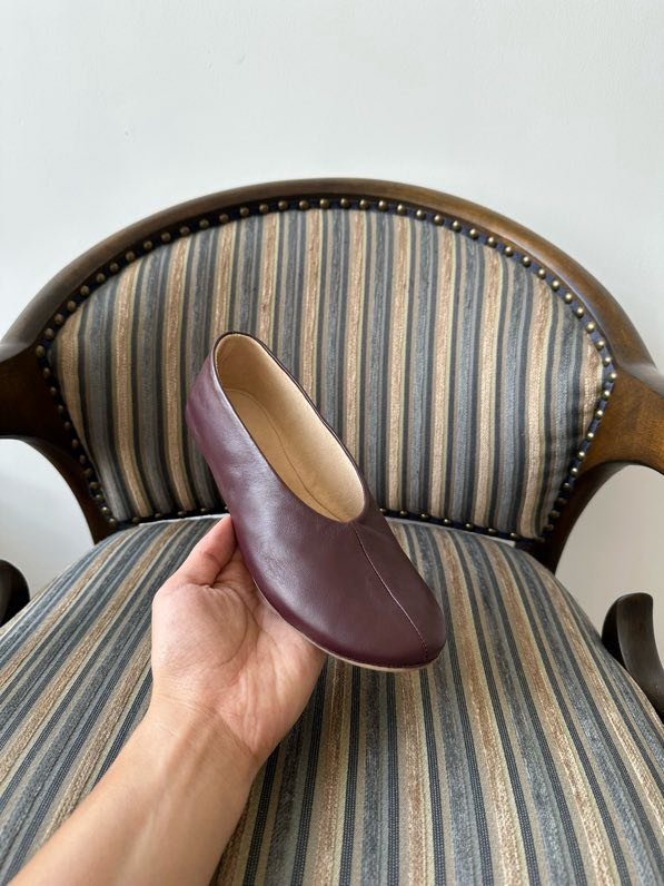 Балетки шкіряні фото 2