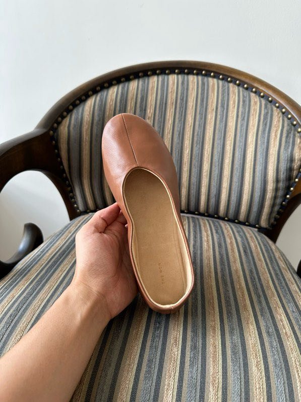 Ballet shoes leather фото 3