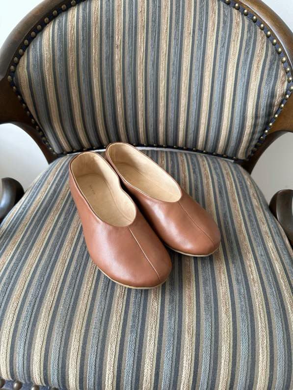 Ballet shoes leather фото 8