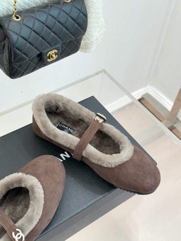 Балетки на меху зимние фото 2