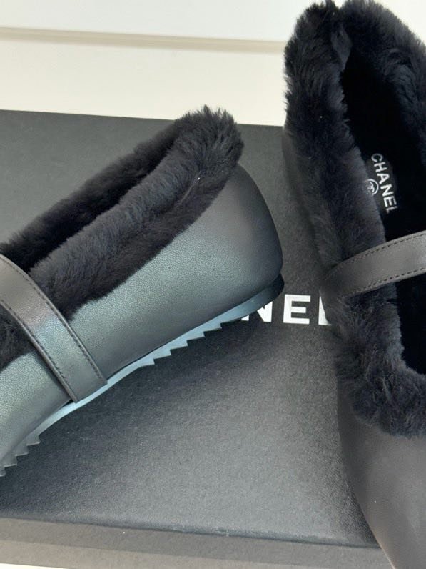Балетки на меху зимние фото 2