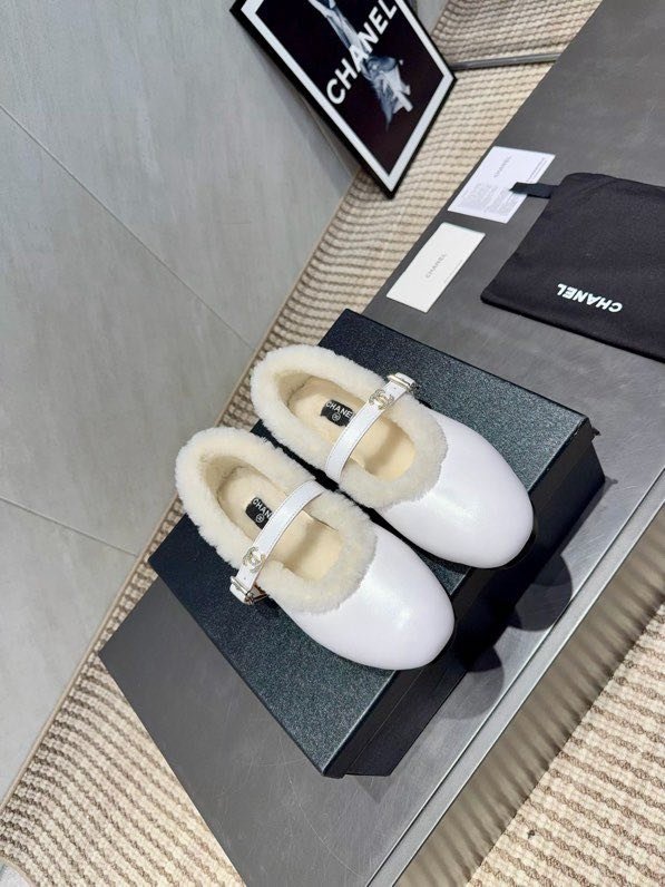 Балетки на меху зимние фото 2