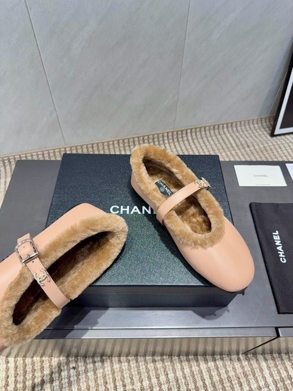 Балетки на меху зимние фото 2